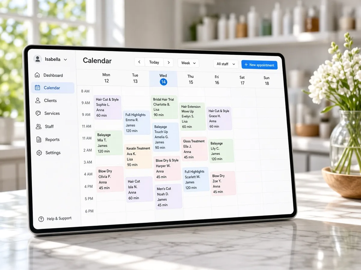 Fresha Inspired App massage booking app preview