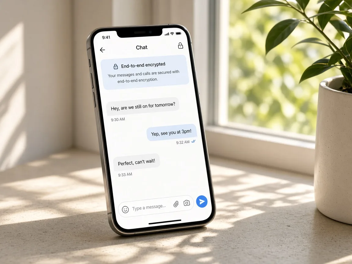 Signal Inspired App messaging app app preview