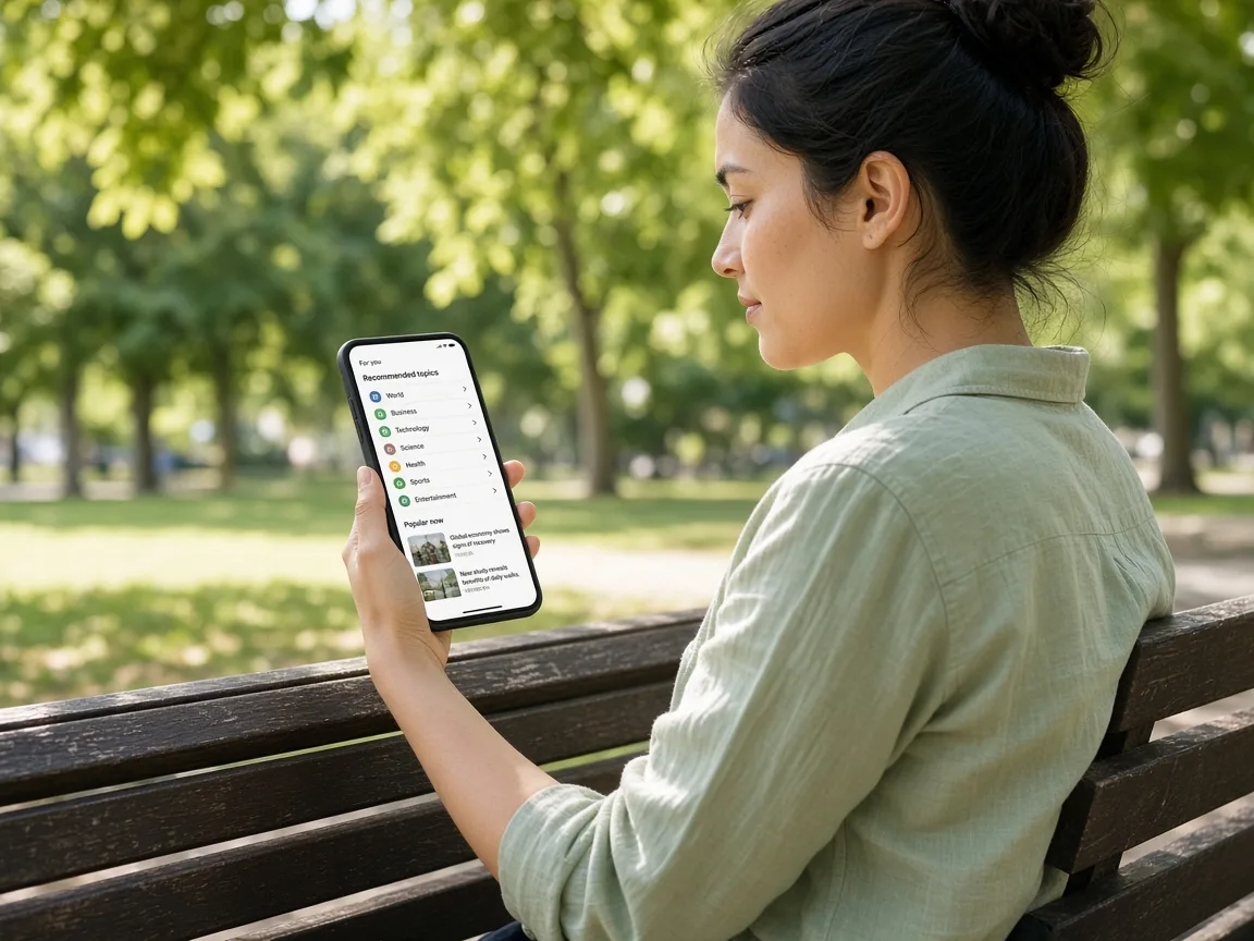 Google News Inspired App news app preview