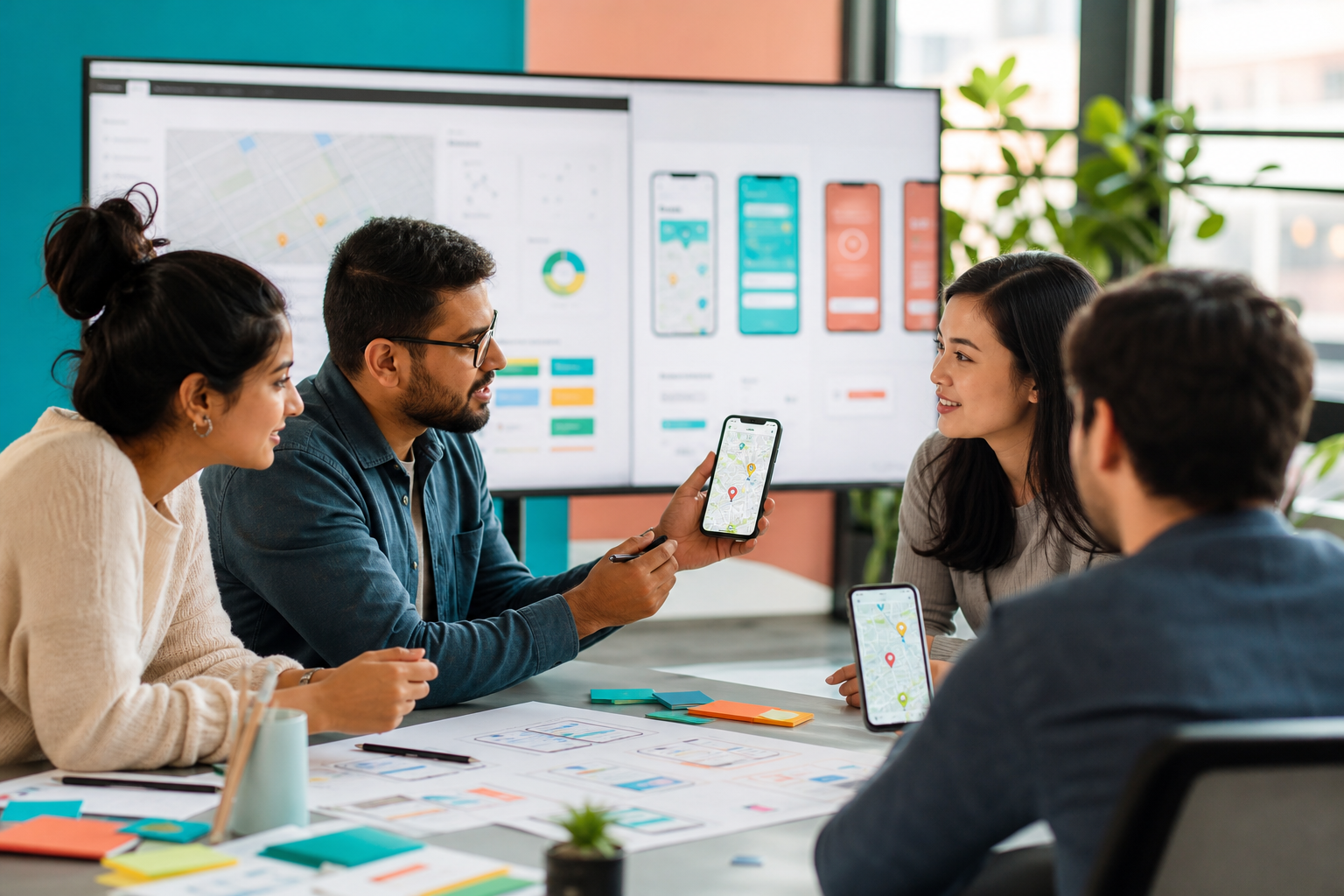 On demand app development team planning service marketplace booking provider management GPS tracking payments communication notifications analytics and administration