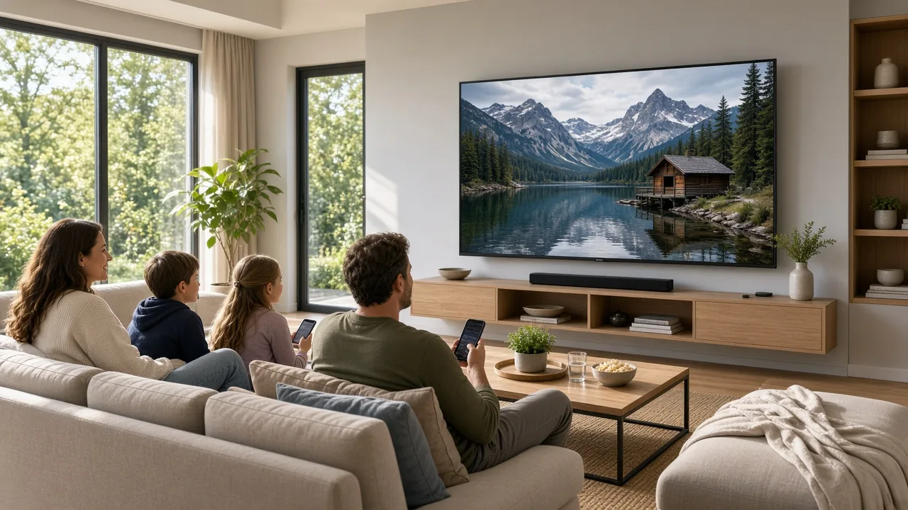 Custom OTT streaming app with video catalog, user profiles, subscriptions, recommendations, and secure content playback