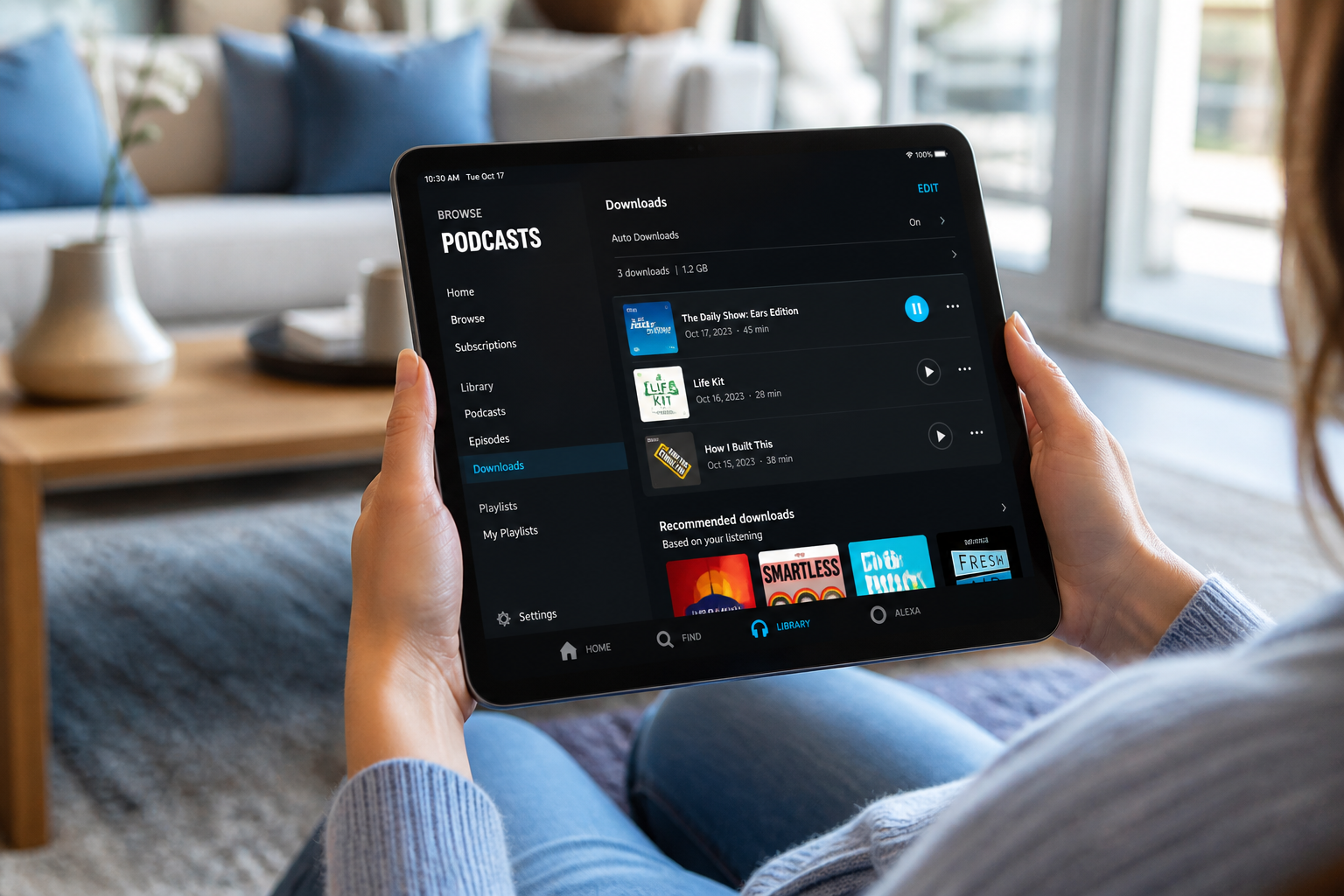 Amazon Music inspired driver app preview