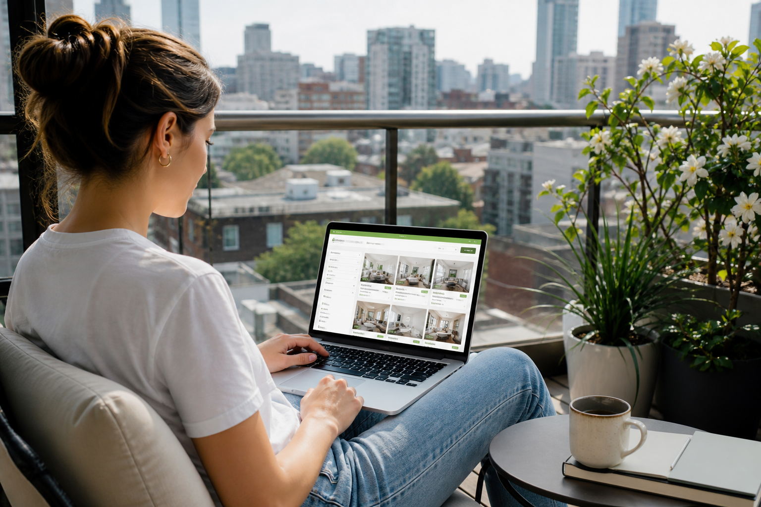 Apartments inspired real estate app preview