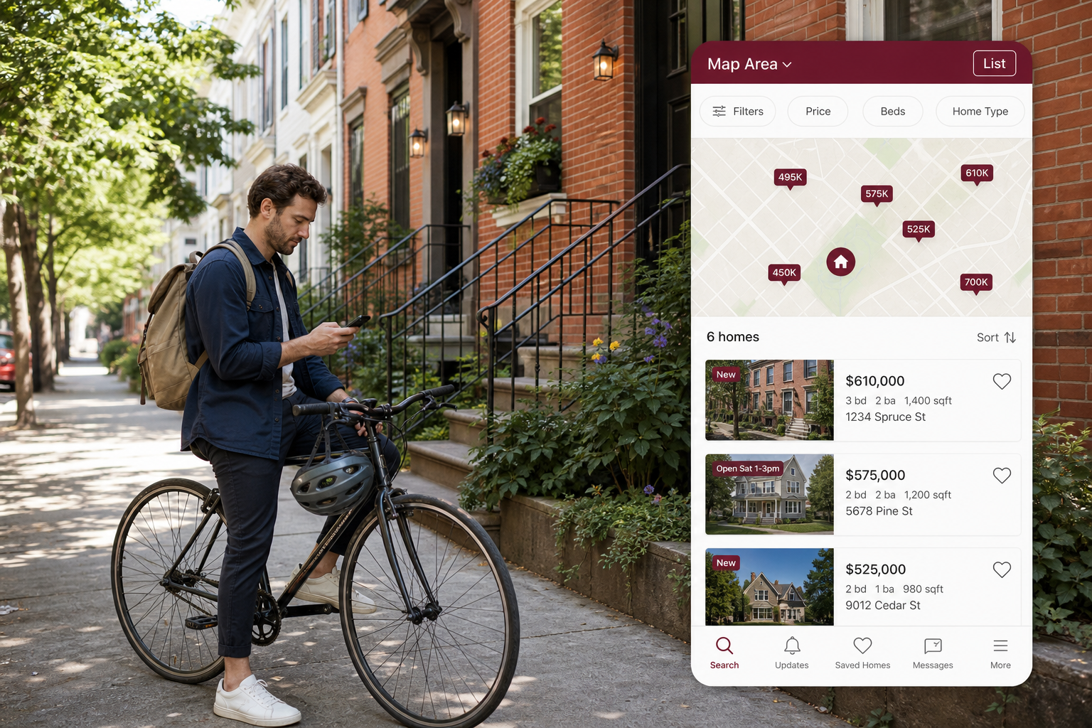 Redfin inspired real estate app preview