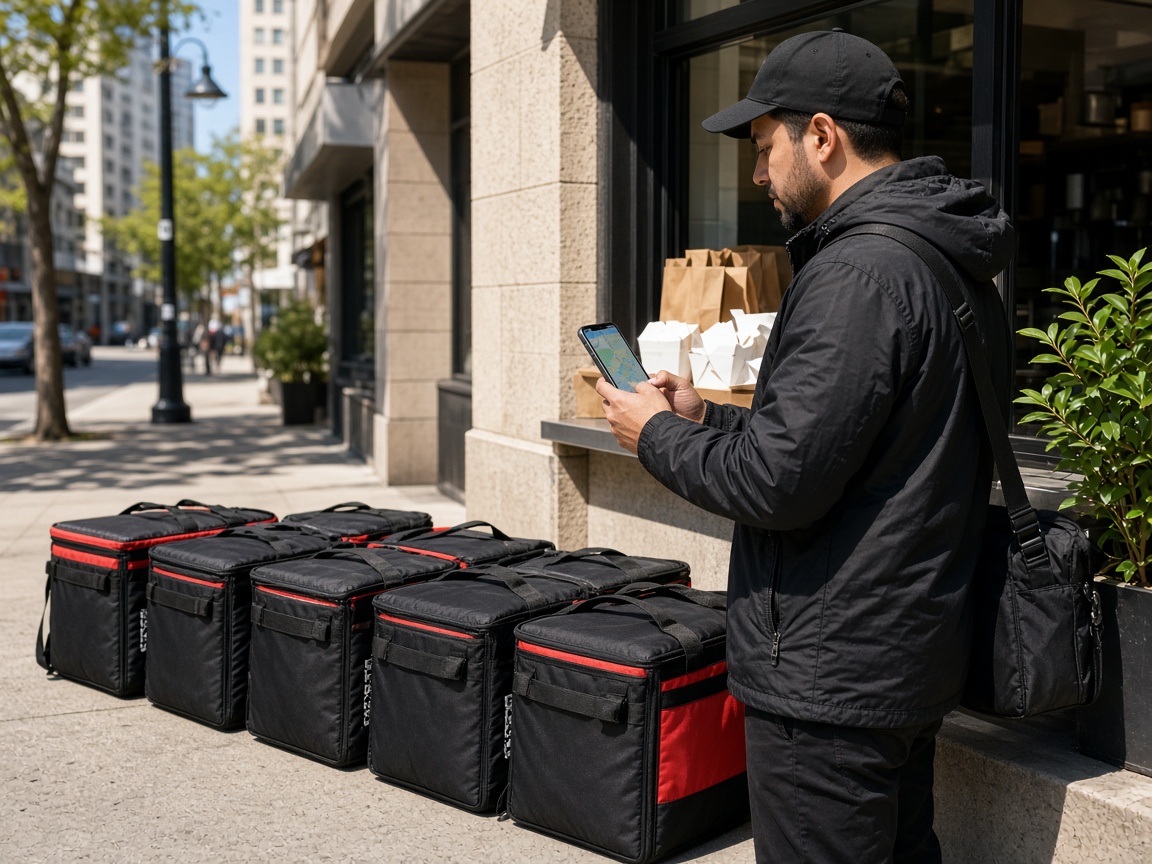 DoorDash inspired restaurant app preview