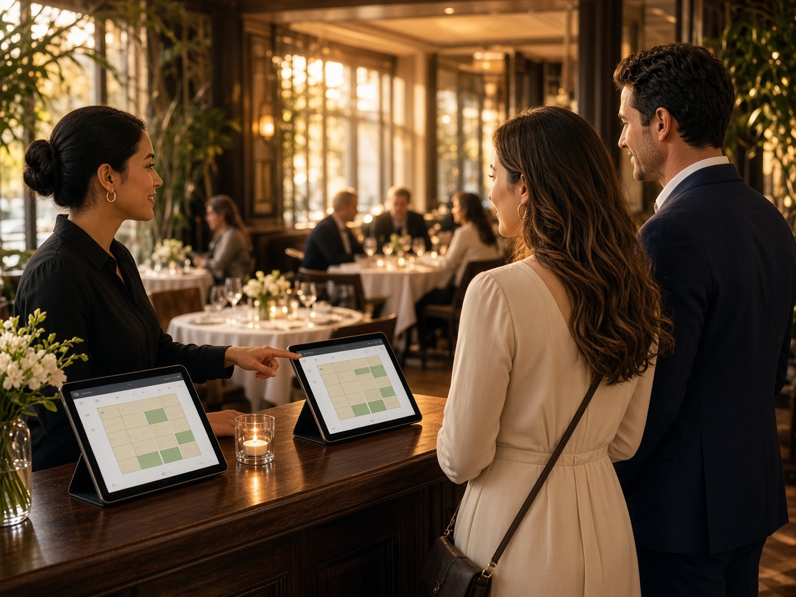 OpenTable inspired restaurant app preview