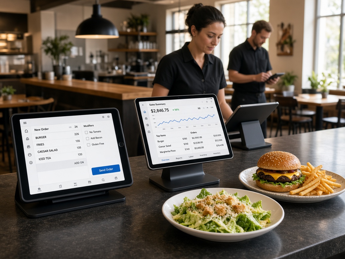 Toast inspired restaurant app preview