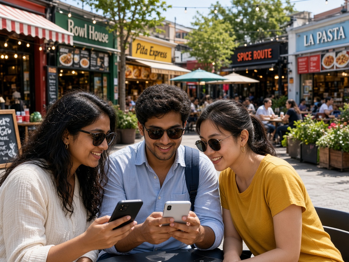 Zomato inspired restaurant app preview