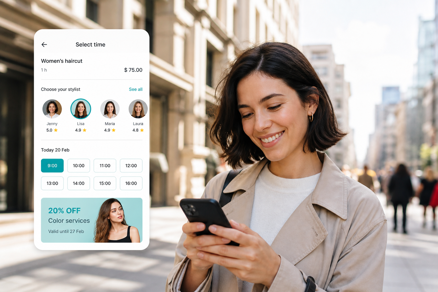 Booksy Inspired Beauty Booking App salon app preview