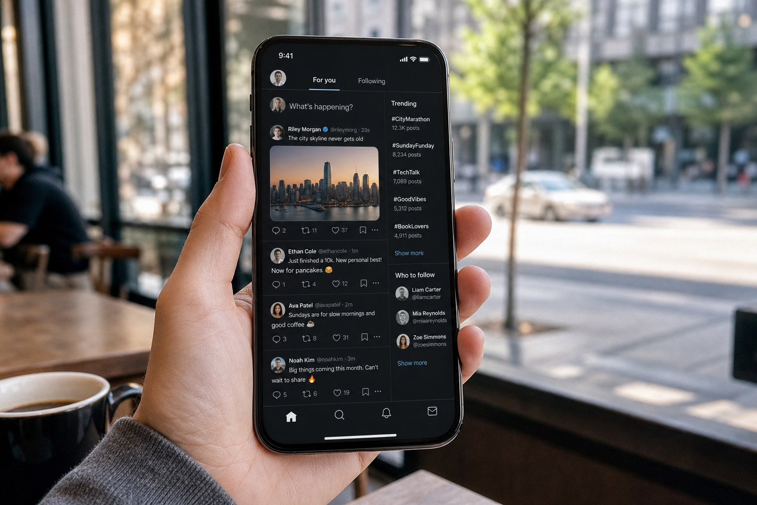 X Inspired Social Networking Platform preview