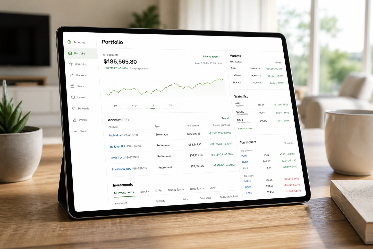 Fidelity inspired driver app preview