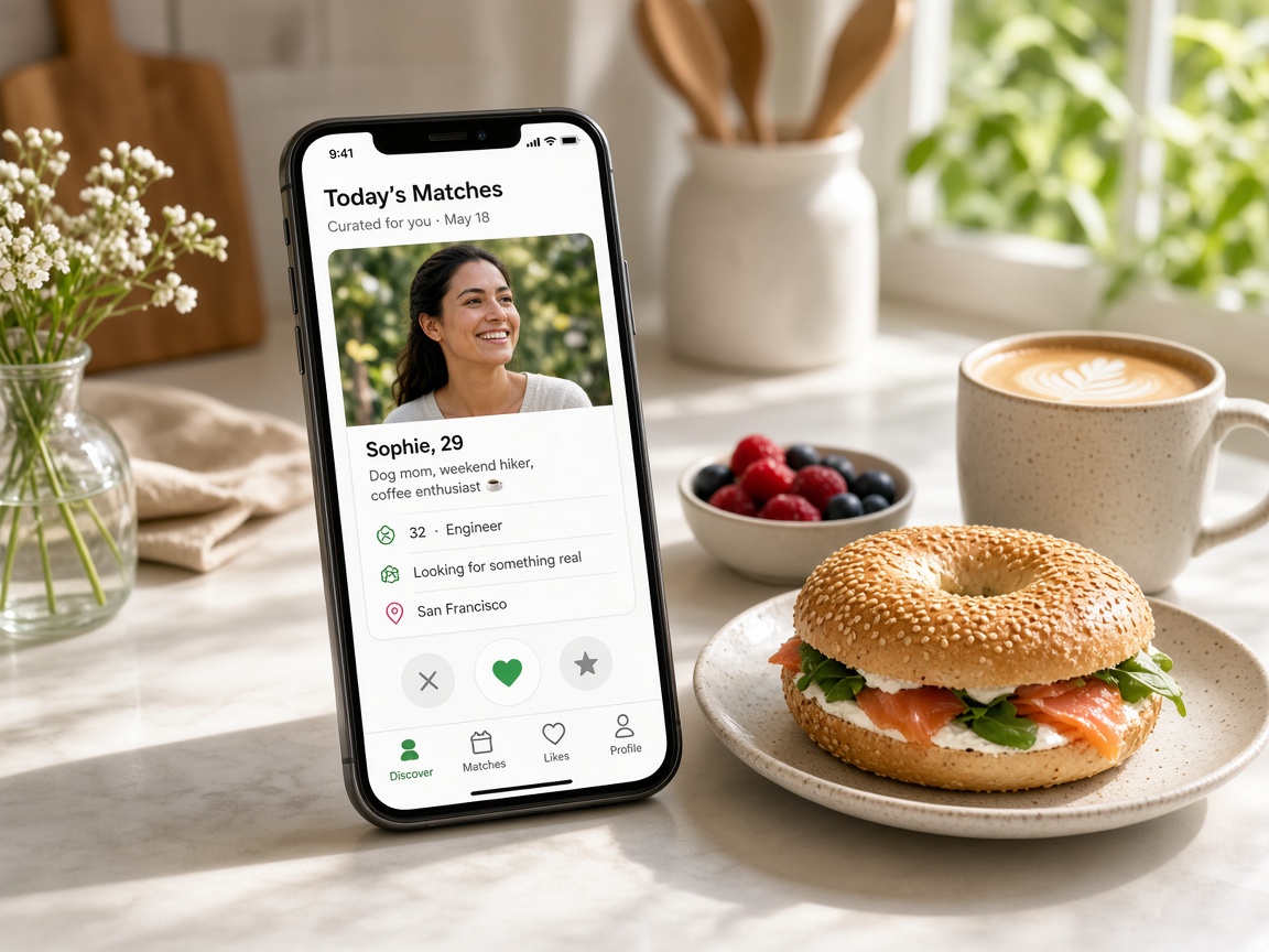 Coffee Meets Bagel inspired dating app preview