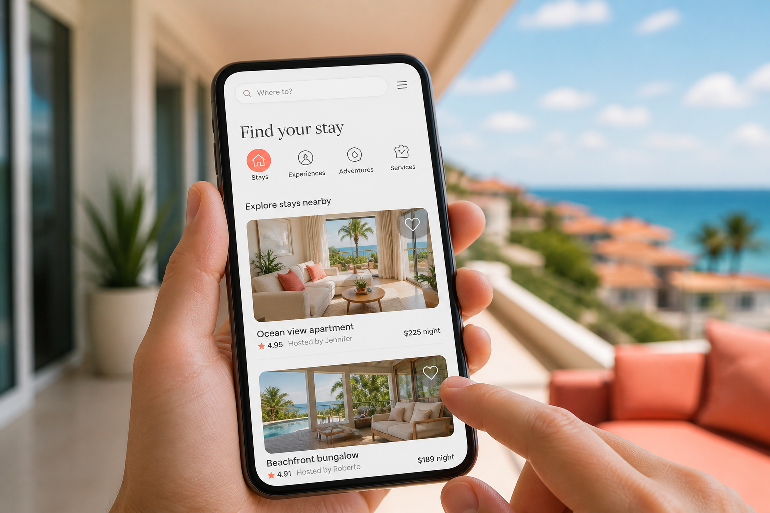 Airbnb inspired driver app preview