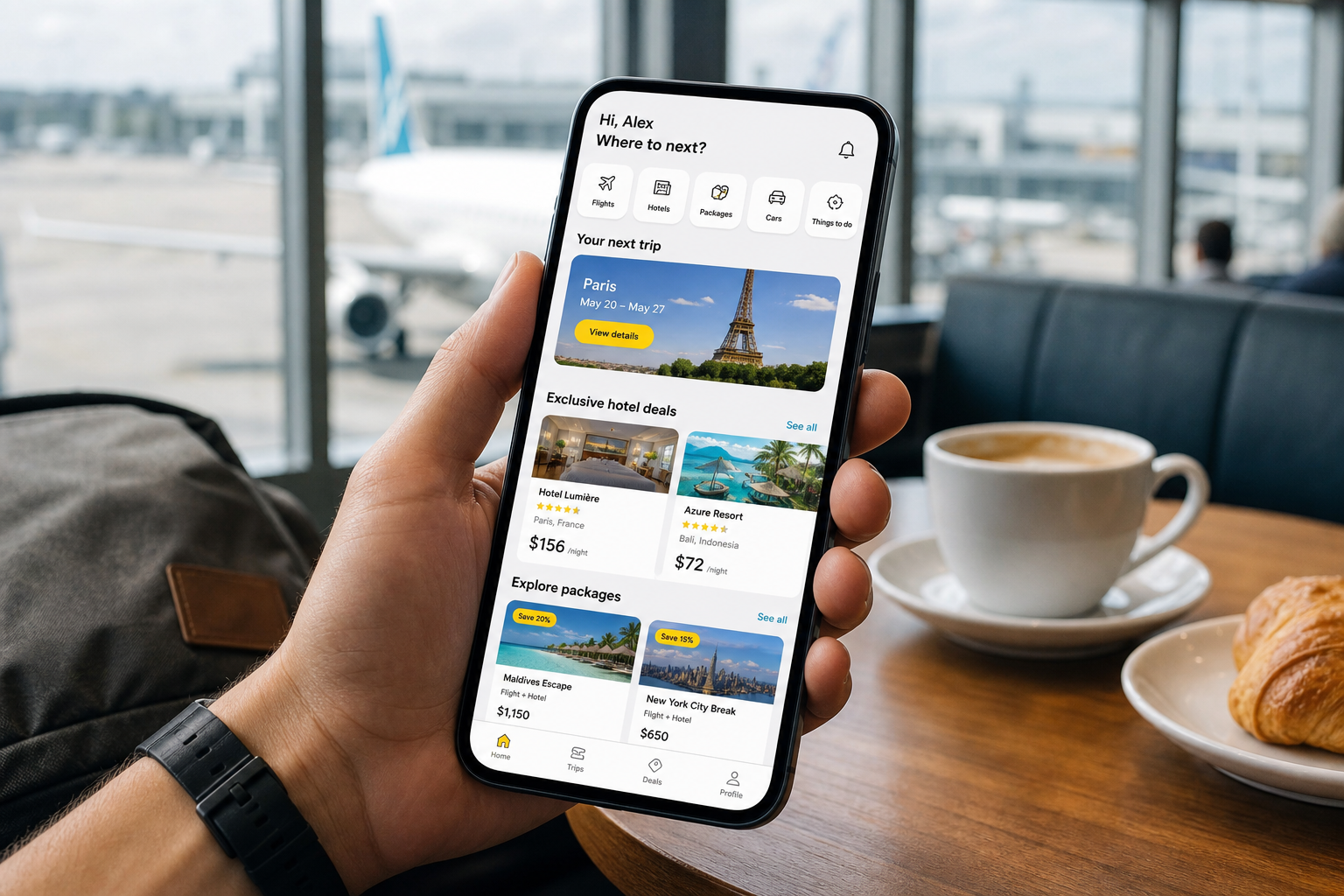 Expedia inspired driver app preview