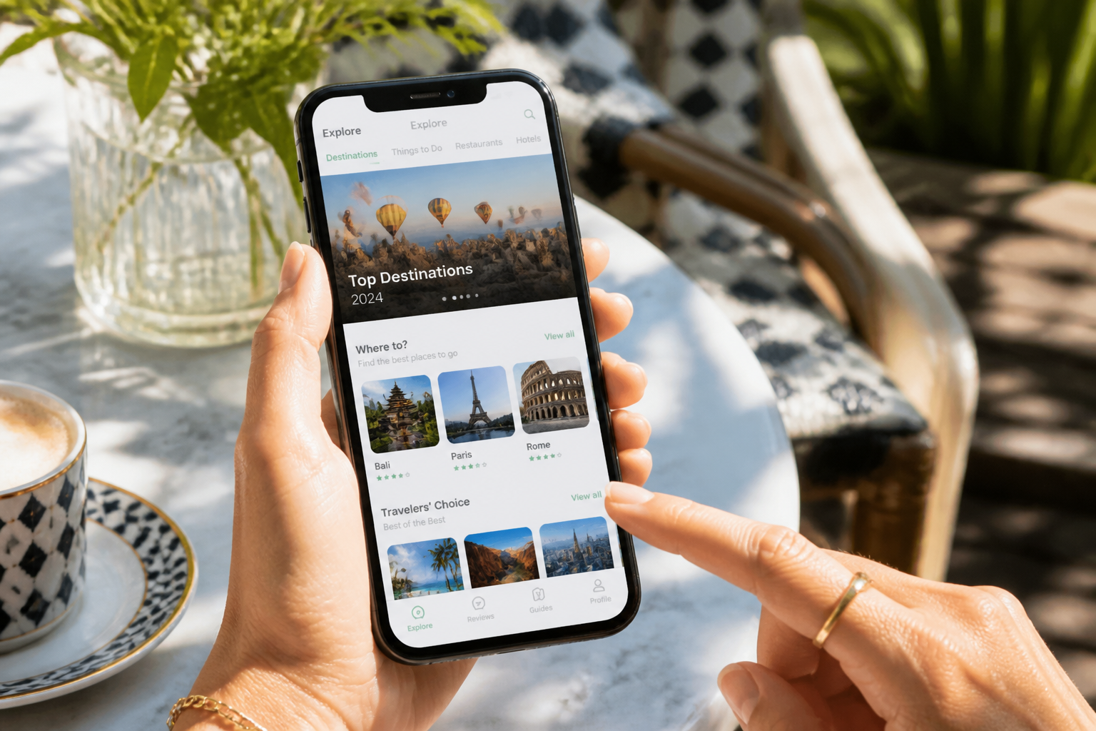 Tripadvisor inspired driver app preview