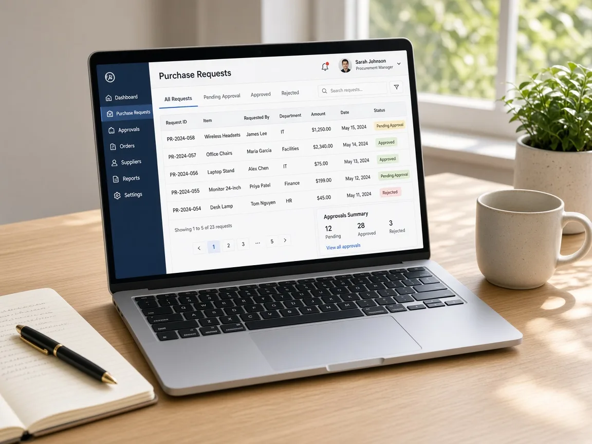 Procurement Management Platform vendor management software preview