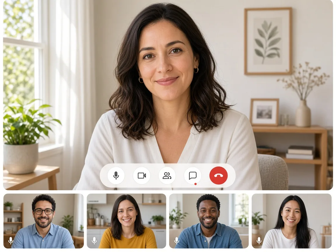Google Meet Inspired App video conferencing app app preview