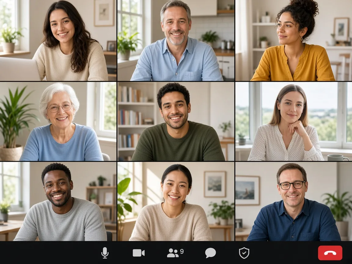Zoom Inspired App video conferencing app app preview