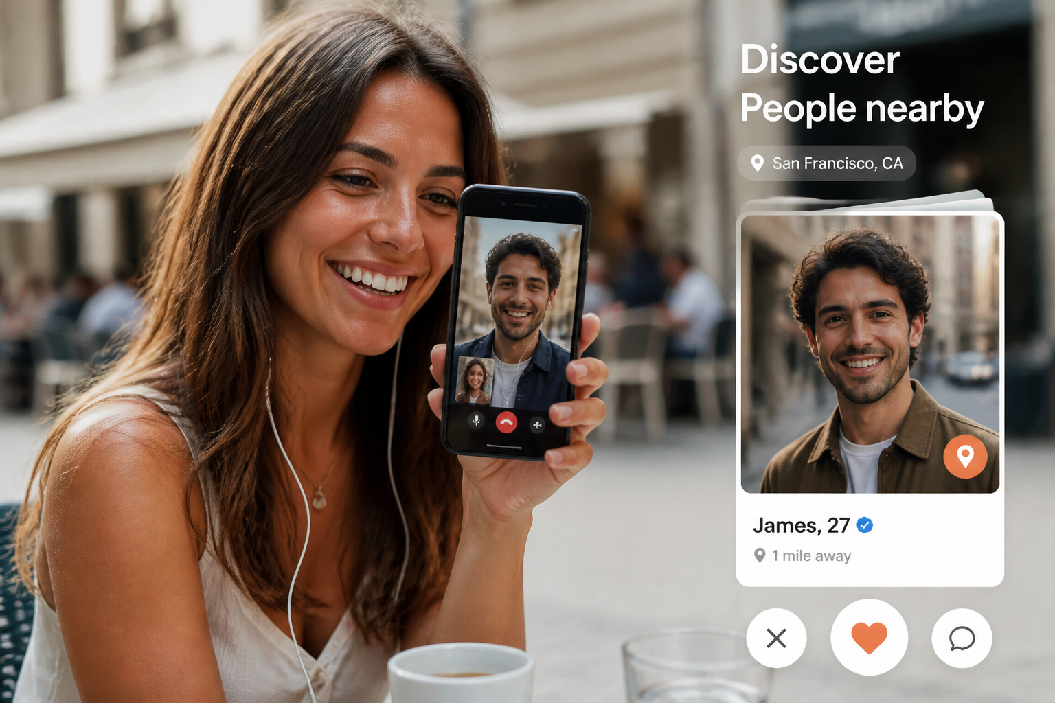 Badoo inspired driver app preview