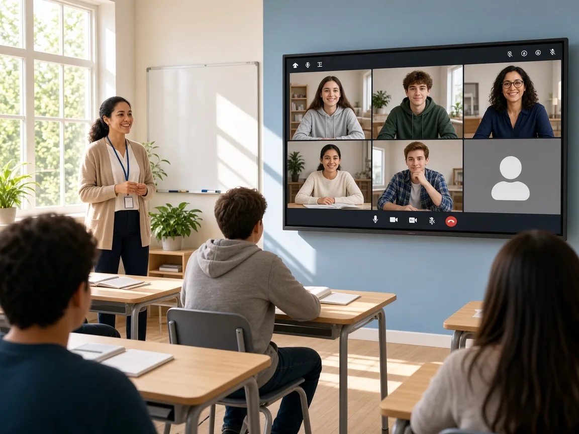 Microsoft Teams Inspired Classroom virtual classroom software app preview
