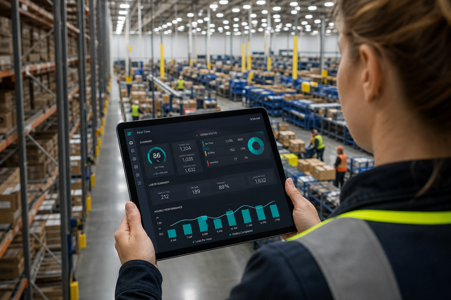 Manhattan Active Warehouse Management inspired driver app preview