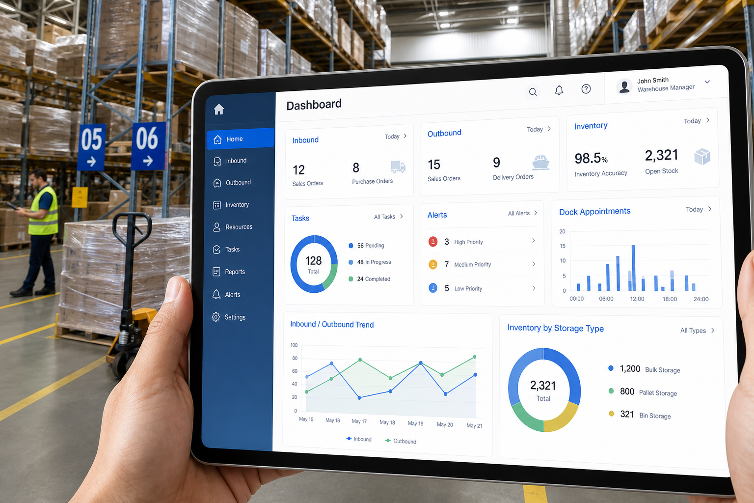 SAP Extended Warehouse Management inspired driver app preview