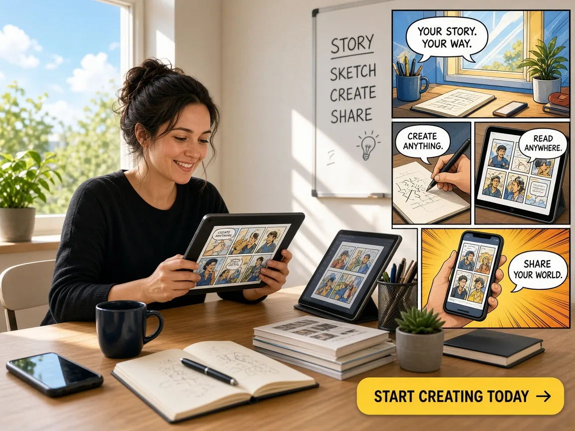 Web comic technology solution connecting reading experiences, creator tools, subscriptions, payments, and analytics