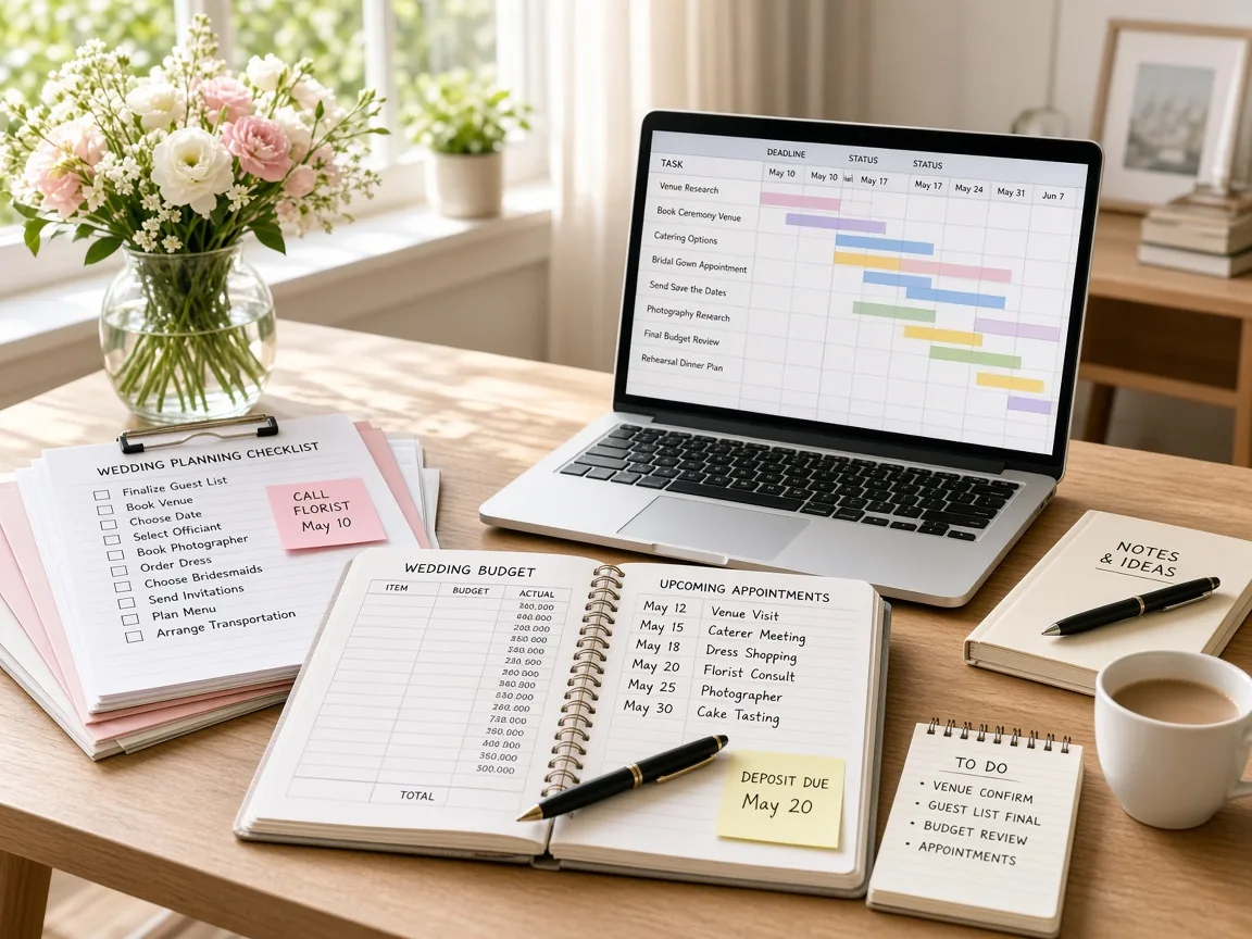 WeddingHappy Inspired Planner wedding planner app preview