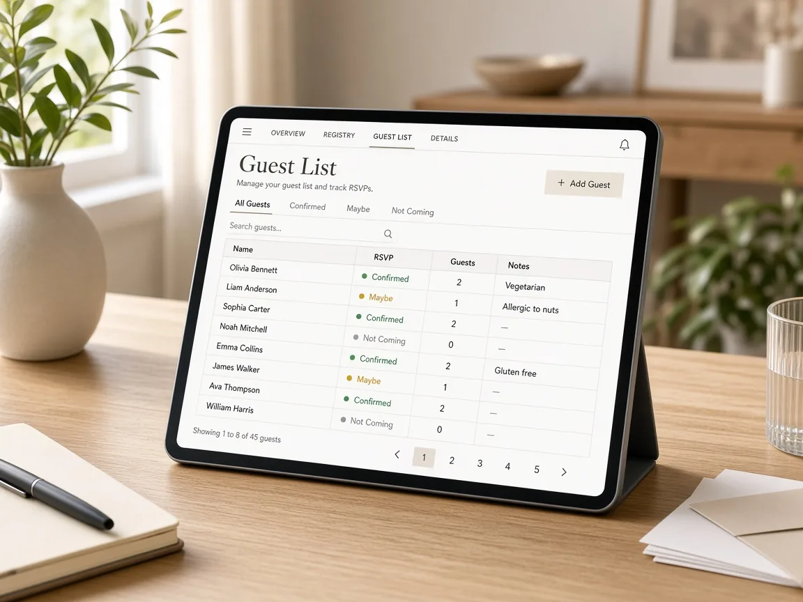 Zola Inspired App wedding planner app preview