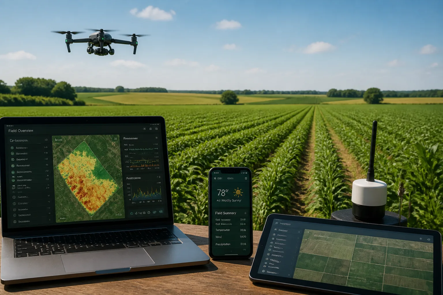 Precision Agriculture inspired last mile delivery app preview