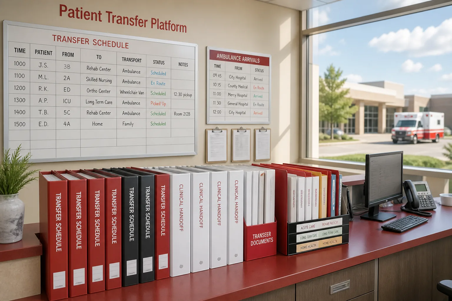 Apps Like Hospital Transfer Systems inspired last mile delivery app preview
