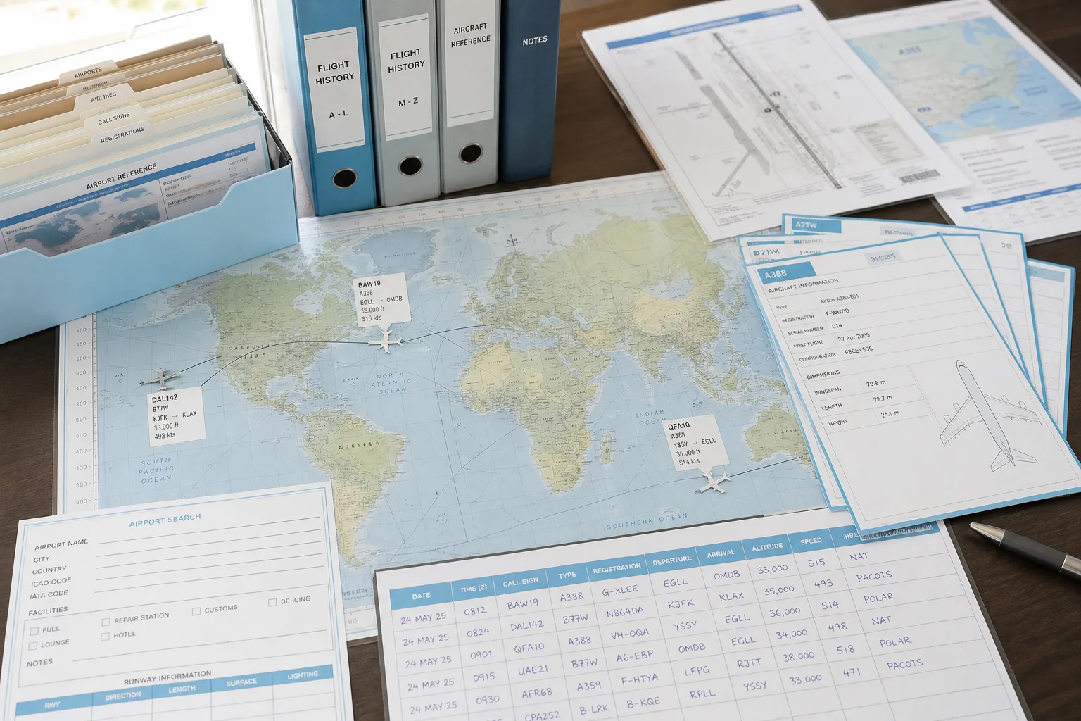 Apps Like FlightRadar24 inspired aviation app software preview