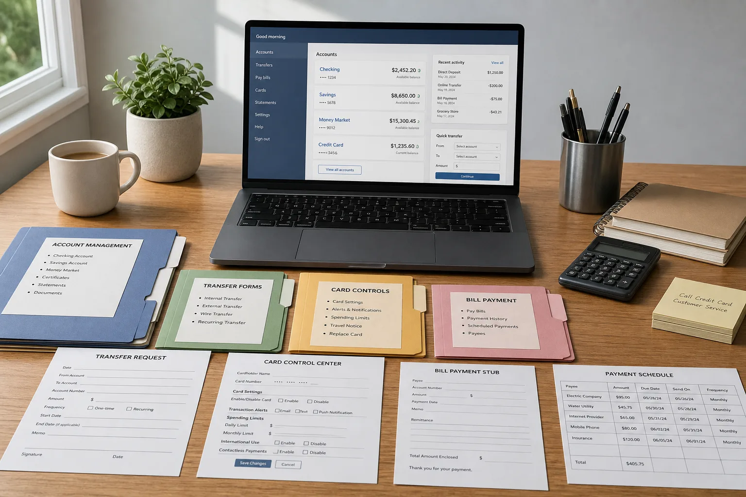Apps Like Chase inspired banking app software preview
