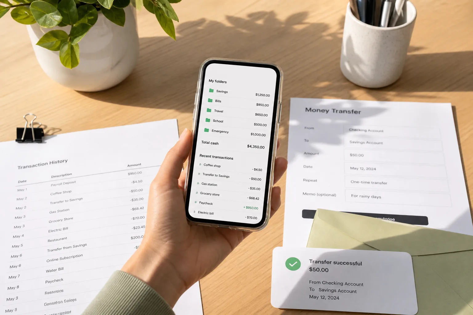Software Like Chime inspired banking software preview