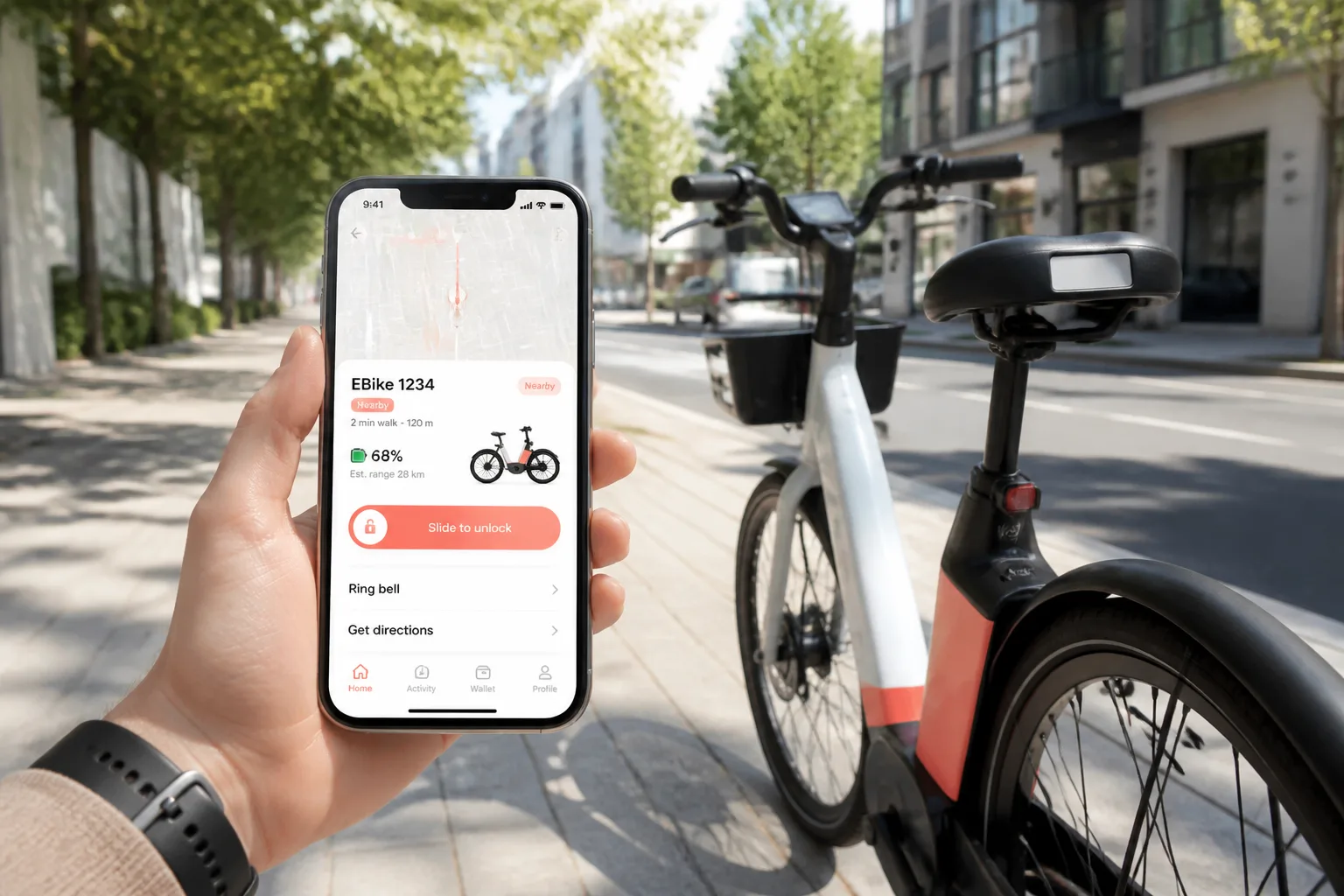 Lime inspired last mile delivery app preview