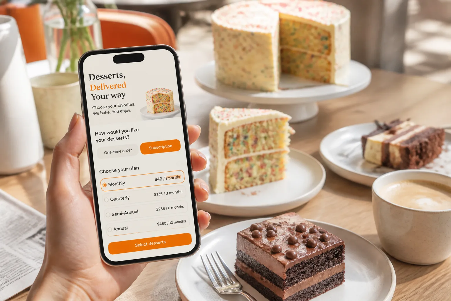 Milk Bar inspired last mile delivery app preview