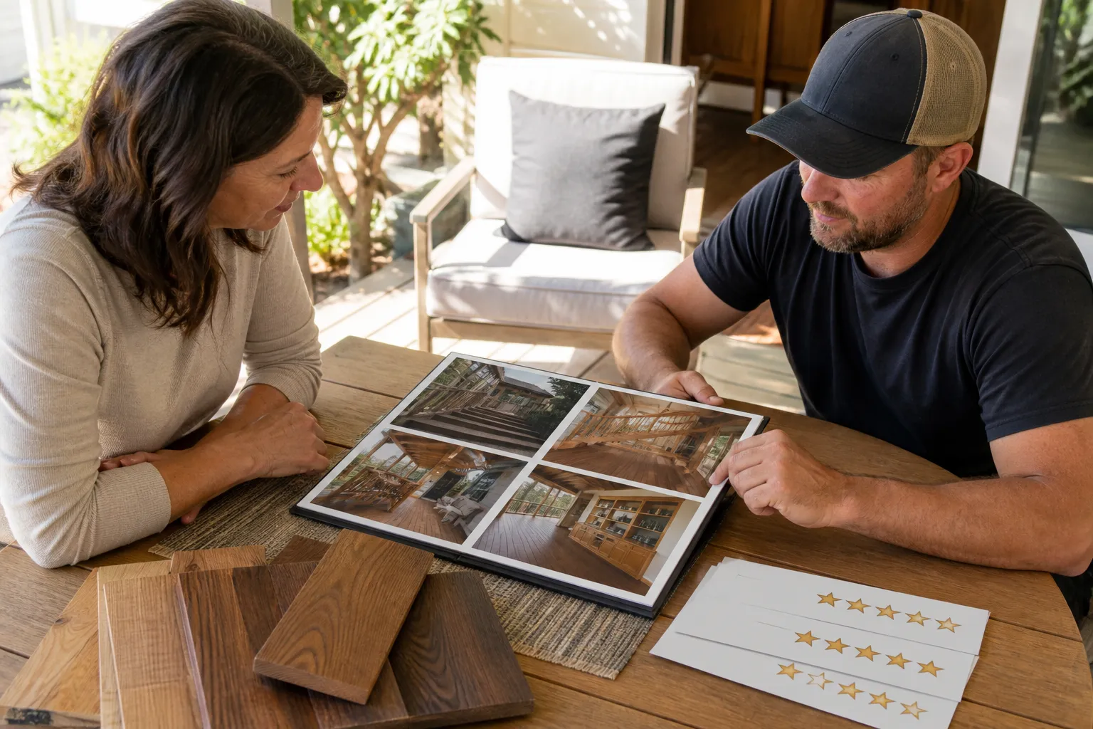 Carpentry Service Marketplace inspired carpenter app preview