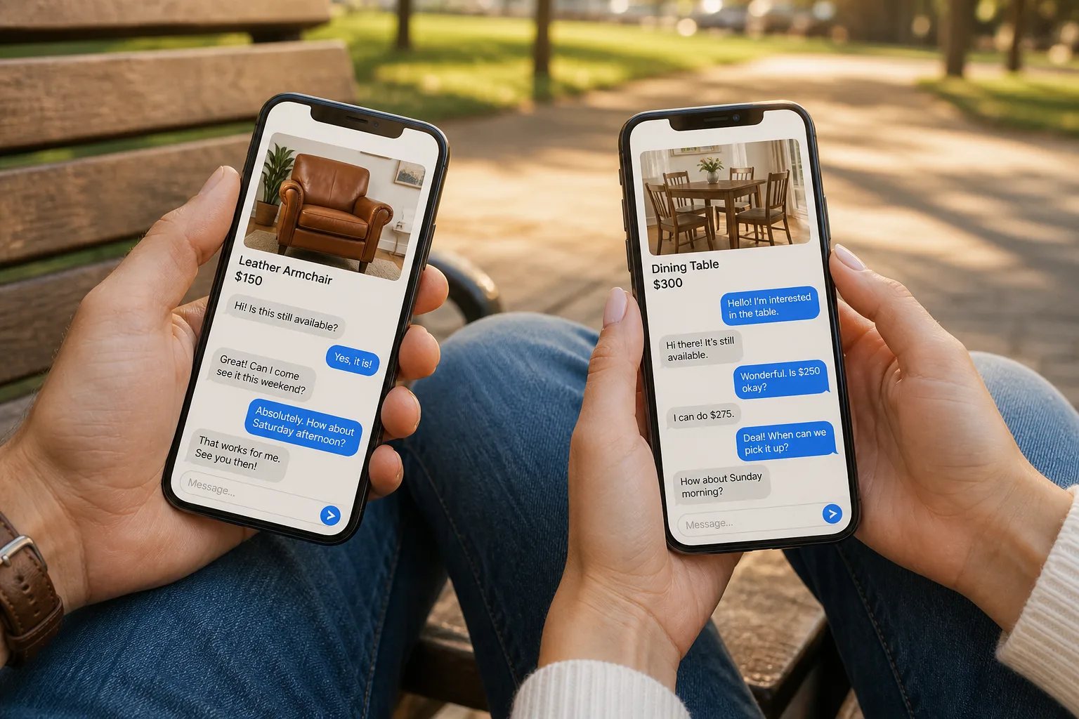 OfferUp inspired last mile delivery app preview