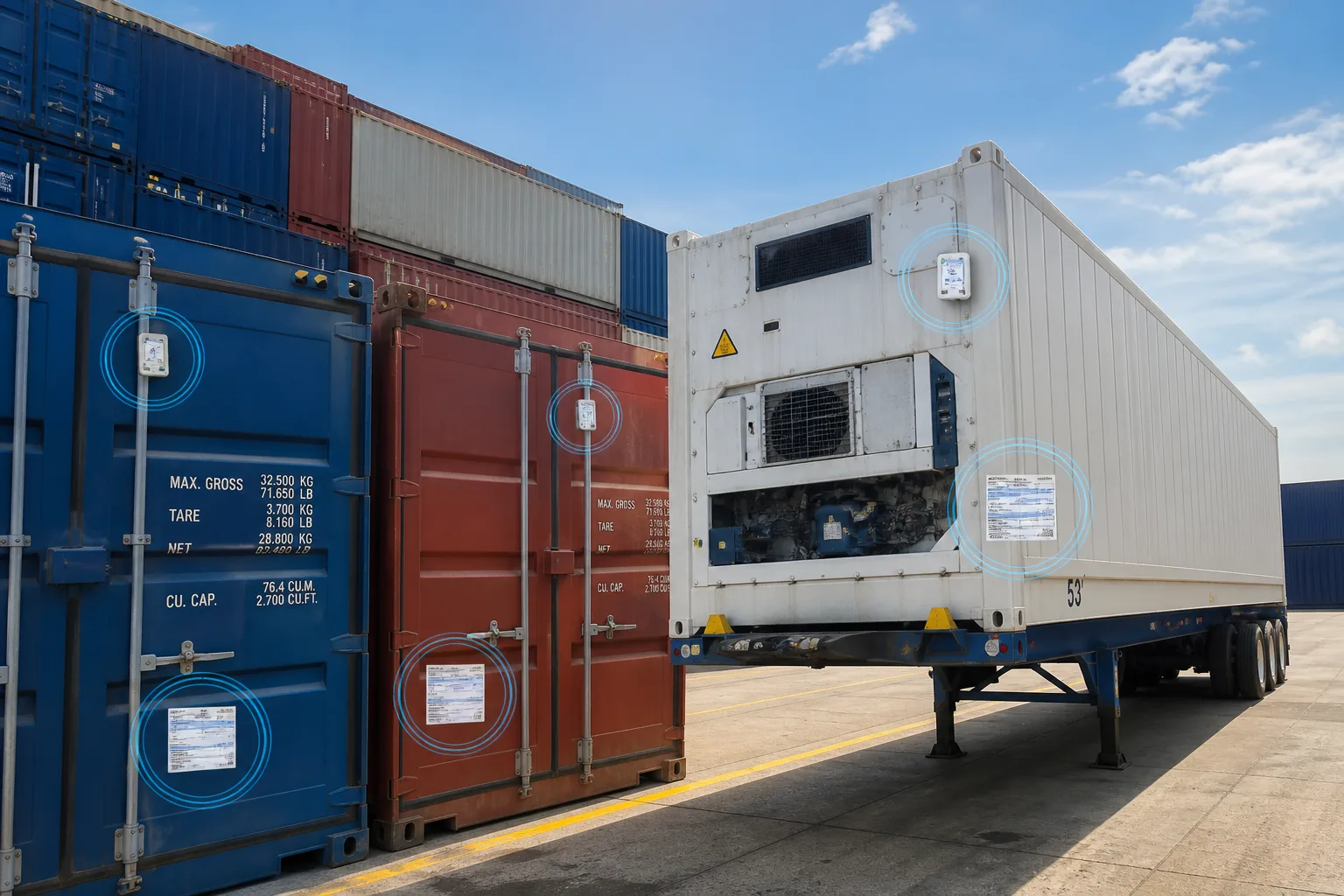 Apps Like FourKites inspired cold chain software preview