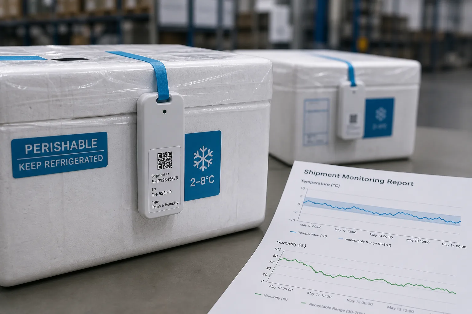 Apps Like Tive inspired cold chain software preview