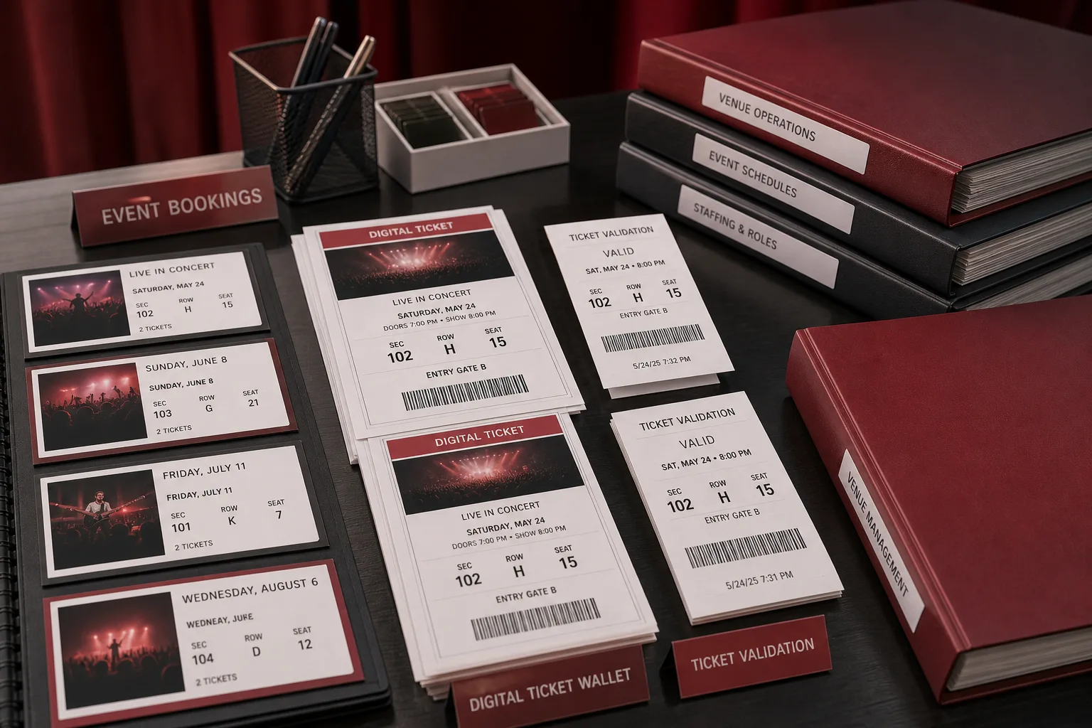 Apps Like AXS inspired concert booking app software preview