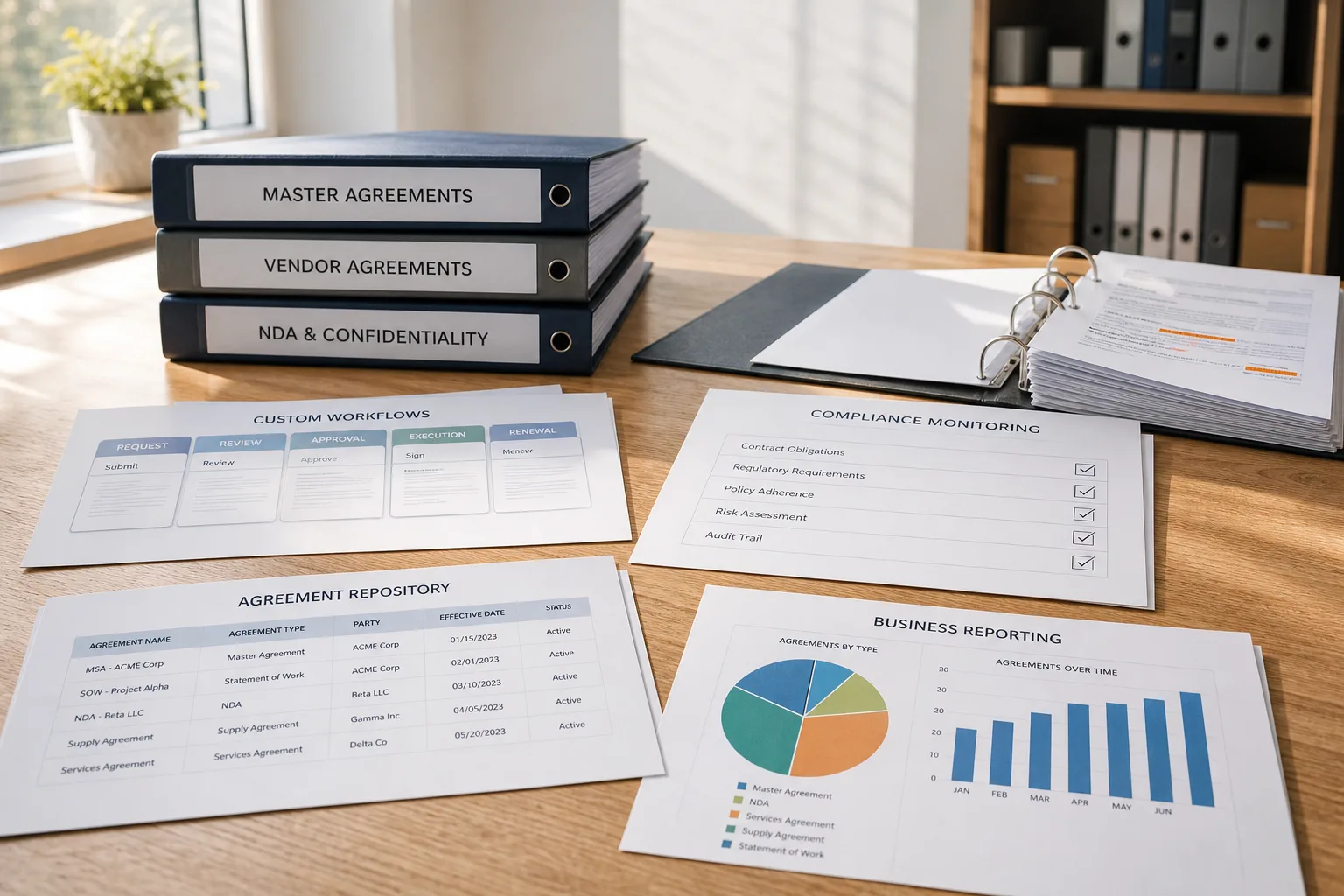 Software Like Agiloft inspired contract management software preview