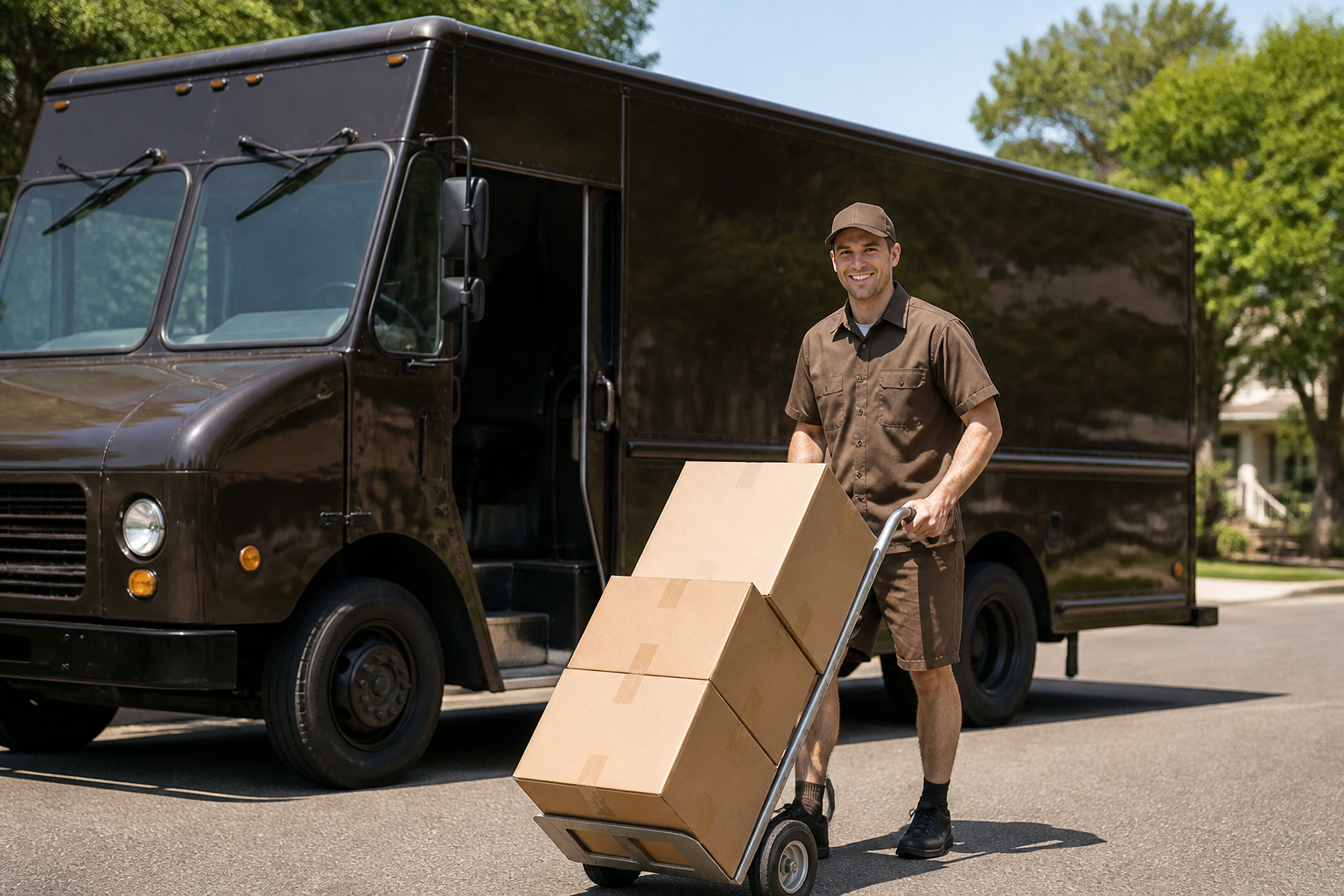 UPS inspired last mile delivery app preview
