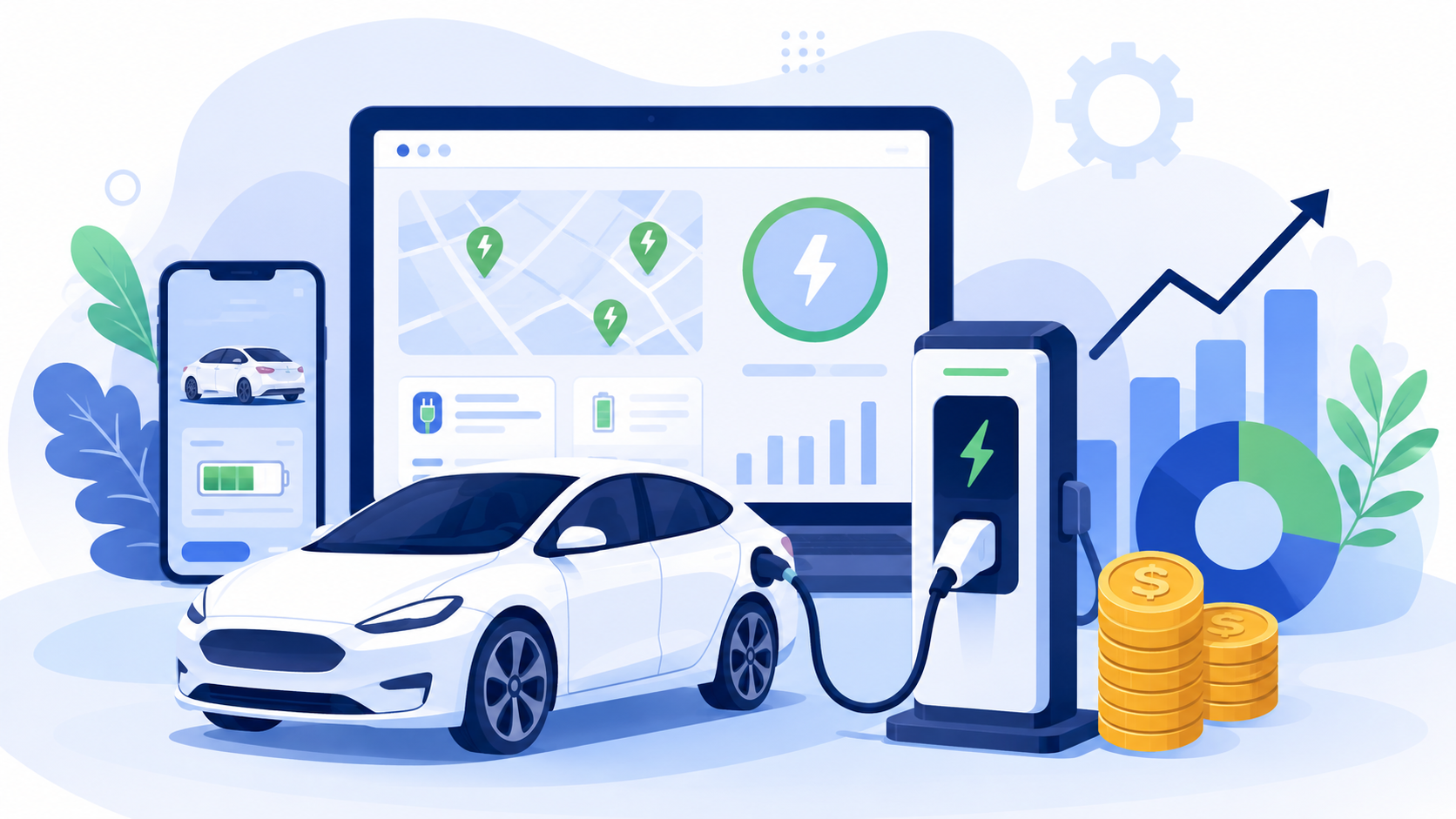 EV Charging Software Development Cost: Features, Pricing, Technology & Timeline