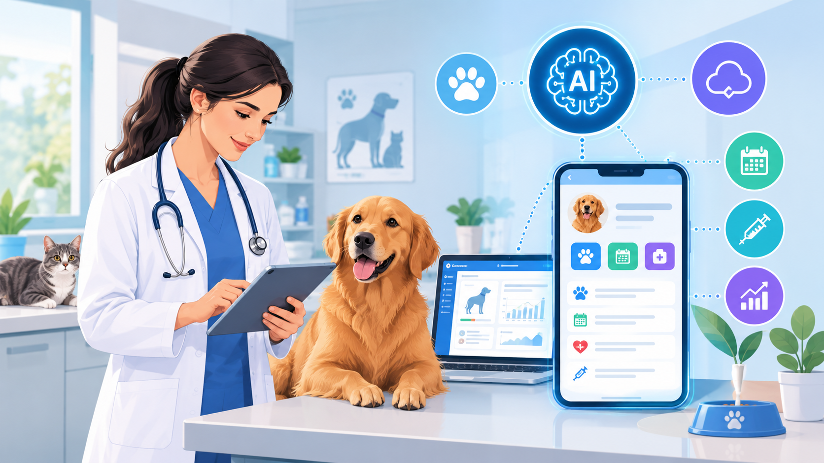Veterinary Software Development: AI, Telemedicine and Practice Management Solutions