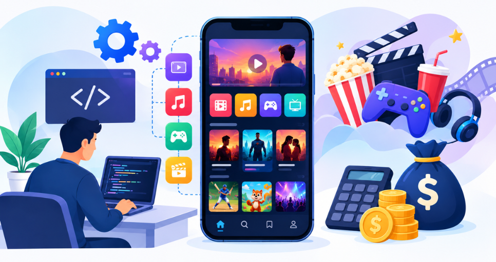 Entertainment App Development Cost: Features, Technology, Pricing & Timeline