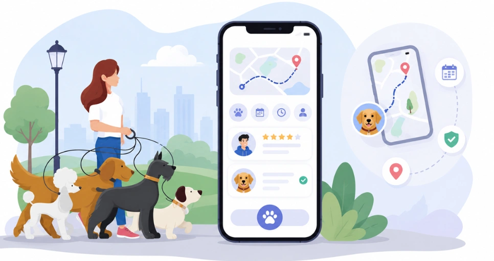 How Much Does Dog Walking App Development Cost in 2026?