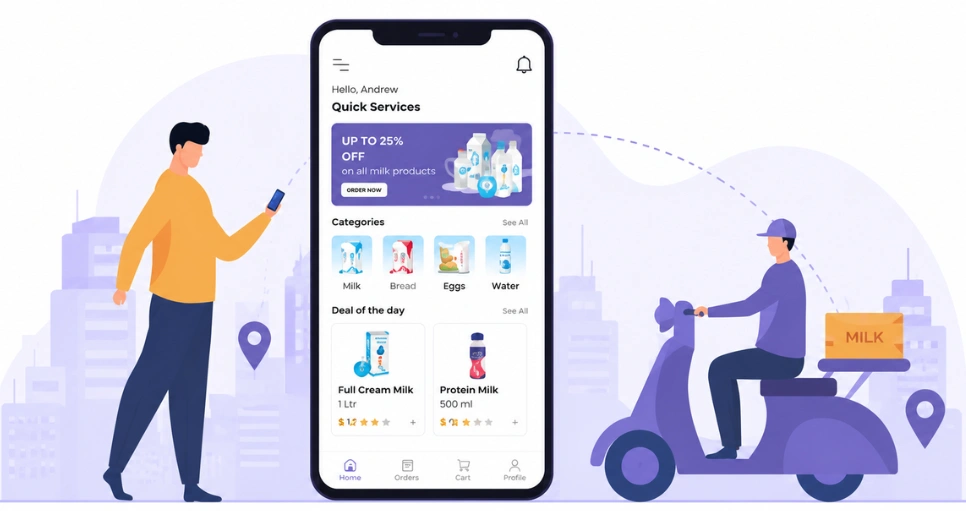Milk Delivery App Development: Everything You Need to Know