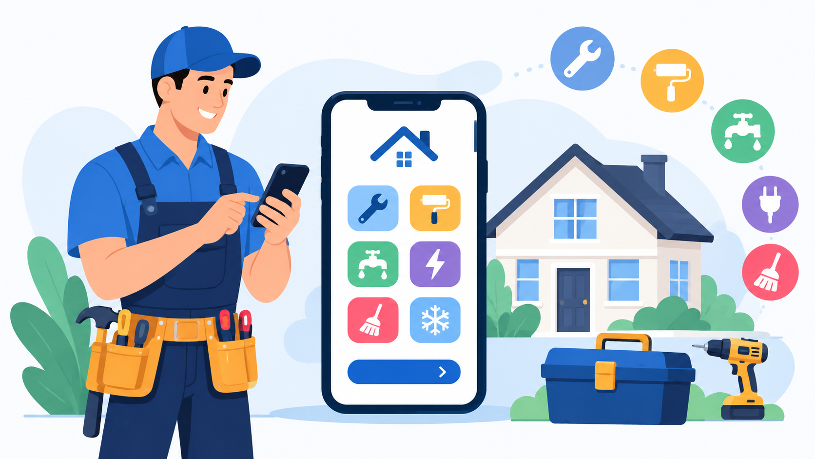Handyman App Development: Features, Business Models, Technology & Launch Process