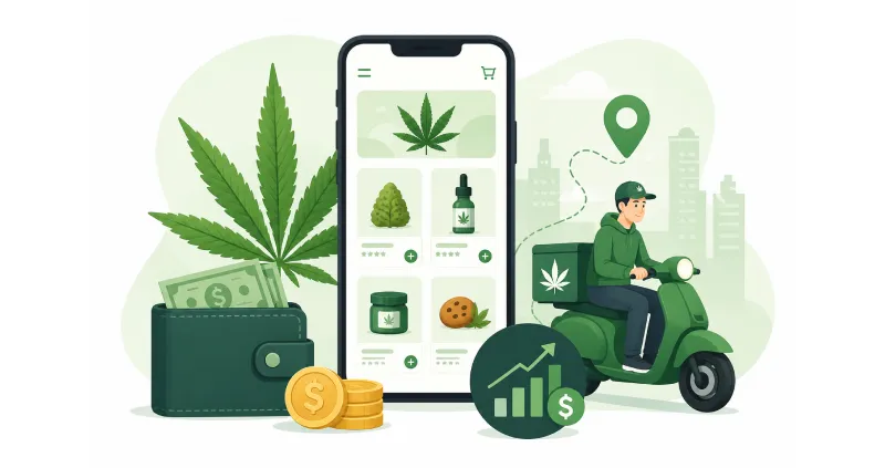 How Much Does Cannabis Delivery App Development Cost in 2026?